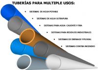 Tubo, conexión y válvulas, en  PVC Hidráulico, Sanitario, Alcantarillado